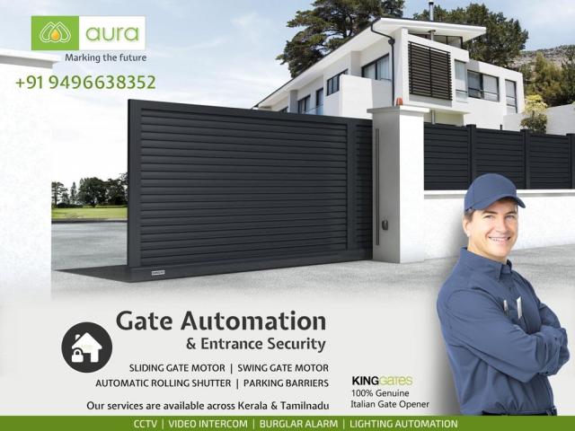 Automatic Gate Opener Kozhikode - Aura Business Solutions