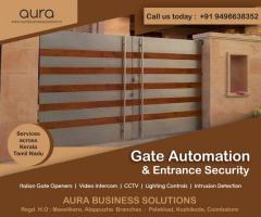 Automatic Gates Thrissur | Aura Business Solutions Thrissur, Palakkad